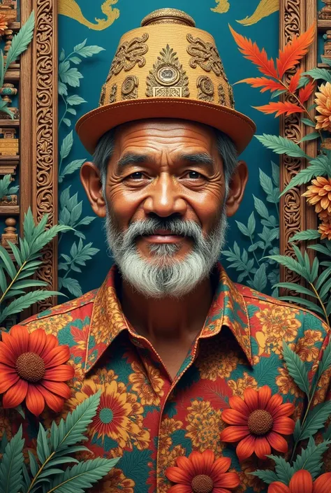 indonesian collage man