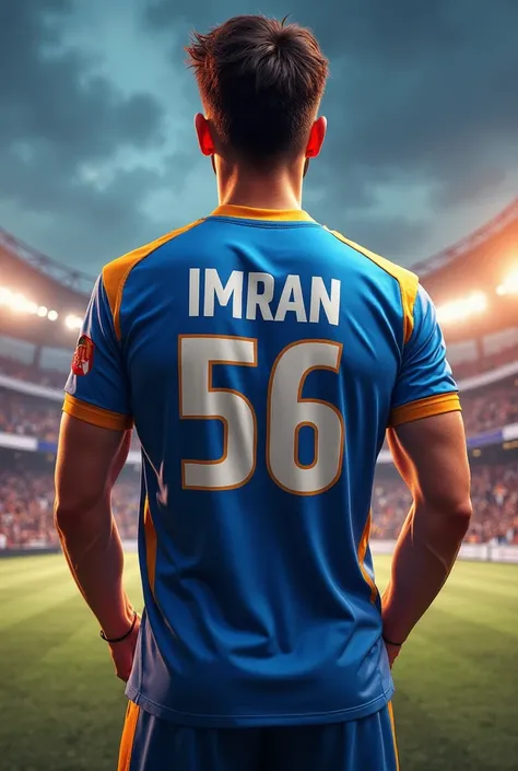 Make my shirt with my name Imran and number 56