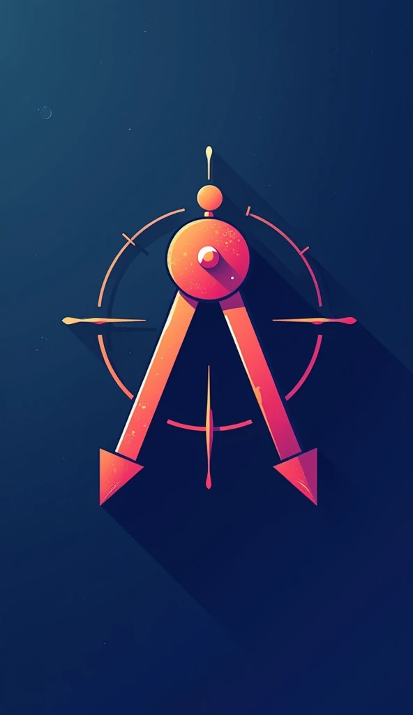 site icon, topic- Professional
Form :  Stylized drawing tool  (line-up + compass )
elements :
 Semicircle  (compass )
 Horizontal line through the center
Intersection point
 :  Gradient dark blue-purple  (#456990 → # 5F4B8B )
meaning : Точность,  reliabili...