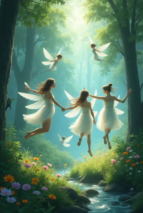 The most beautiful fairies, where the weather is most clear