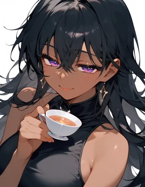 Score_9,Score_8_up,Score_7_up,highest quality, source_anime, highest quality, BREAK 1 girl, cute, 28 years old, (curvy:1.3), (wavy hair:0.4), (long hair,:1.2), hair is between eyes, (black hair:1.3),  (purple eyes), (wide eyes:0.7), (thin eyelashes:1.3), (...