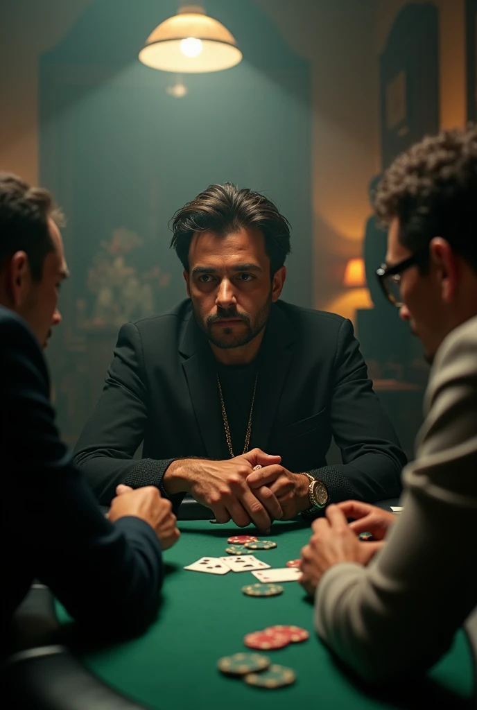 Anouhod Gustavo playing poker during the pandemic