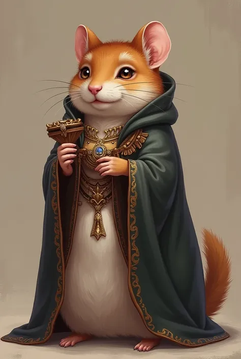 
 Sarita is the Grand Duchess of Wales belonging to the Kingdom of Nightrose . She is a hamster hybrid .  She has two small rodent ears and a small tail on her lower back.  She is medium in height and a little chubby 