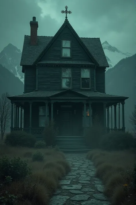  In a small town surrounded by mountains ,  there was an abandoned house that was said to be haunted .  The house had belonged to an old man named Malcolm ,  who had been a famous mirror maker . However,  after the death of his wife ,  Malcolm had become i...