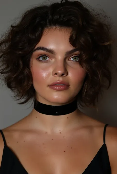 Camren Bicondova,black chocker,naked 