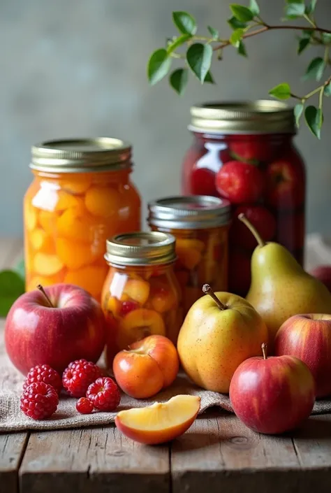 Preserved or canned fruits 