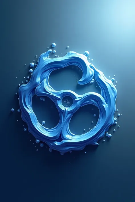 I want to create a logo related to fluids and nuclear.