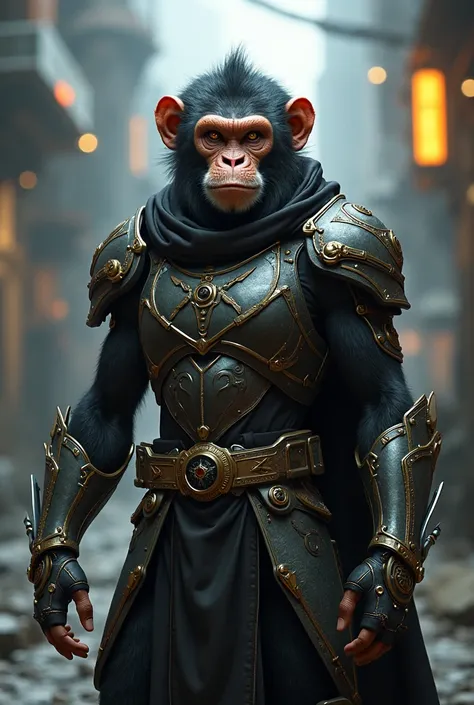 Try a handsome monkey with an armor 