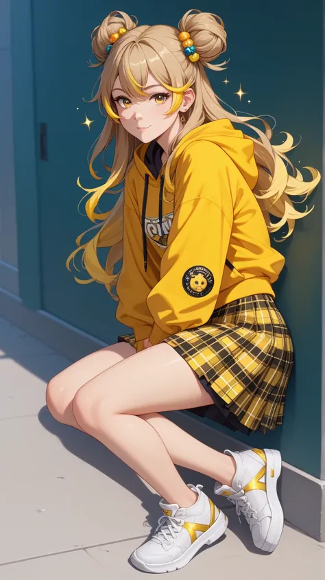 Genevieve "Gen" Tennyson (Gen 10)

Theme Color: Yellow

Hairstyle: Twin buns

Eye Color: Bright golden-yellow

Hair Color: Light brown with golden highlights

Skin Tone: Fair

Outfit:

A yellow short-sleeved hoodie with a black "10" on the back

Yellow and...