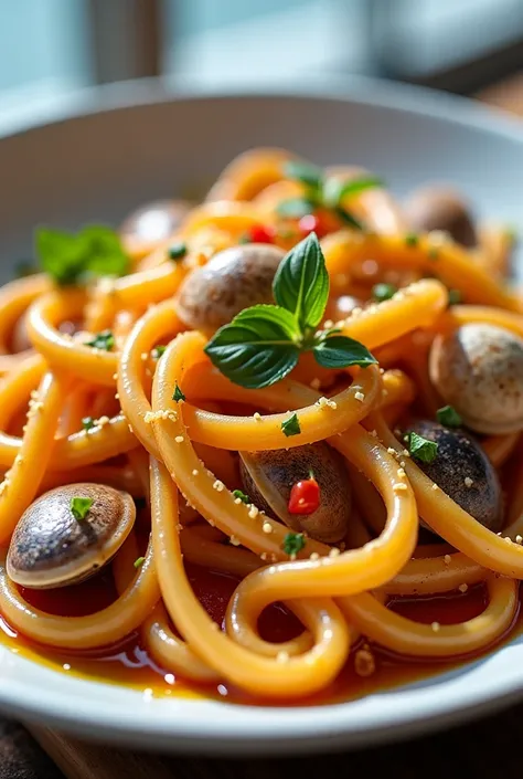 Add pasta with clams as the title 