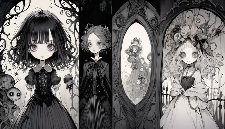     Tim Burton's Style、secret door、An interesting person