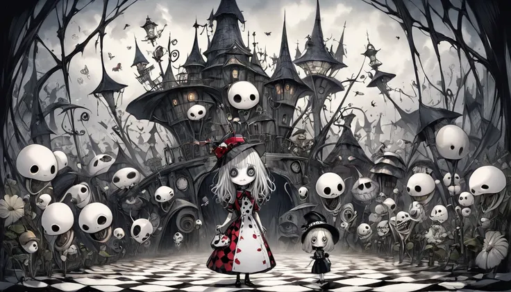     Tim Burton's Style、The person who appeared in Alice