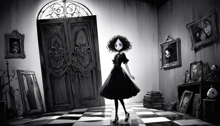     Tim Burton's Style、secret door、An interesting person