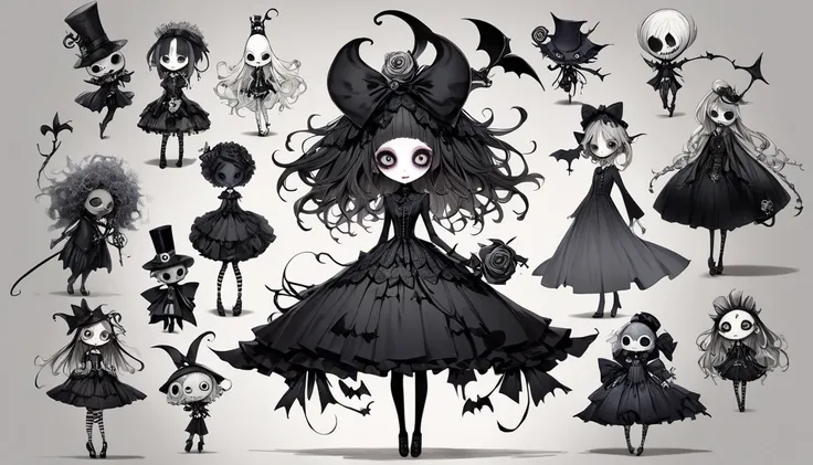     Tim Burton's Style、dark person、