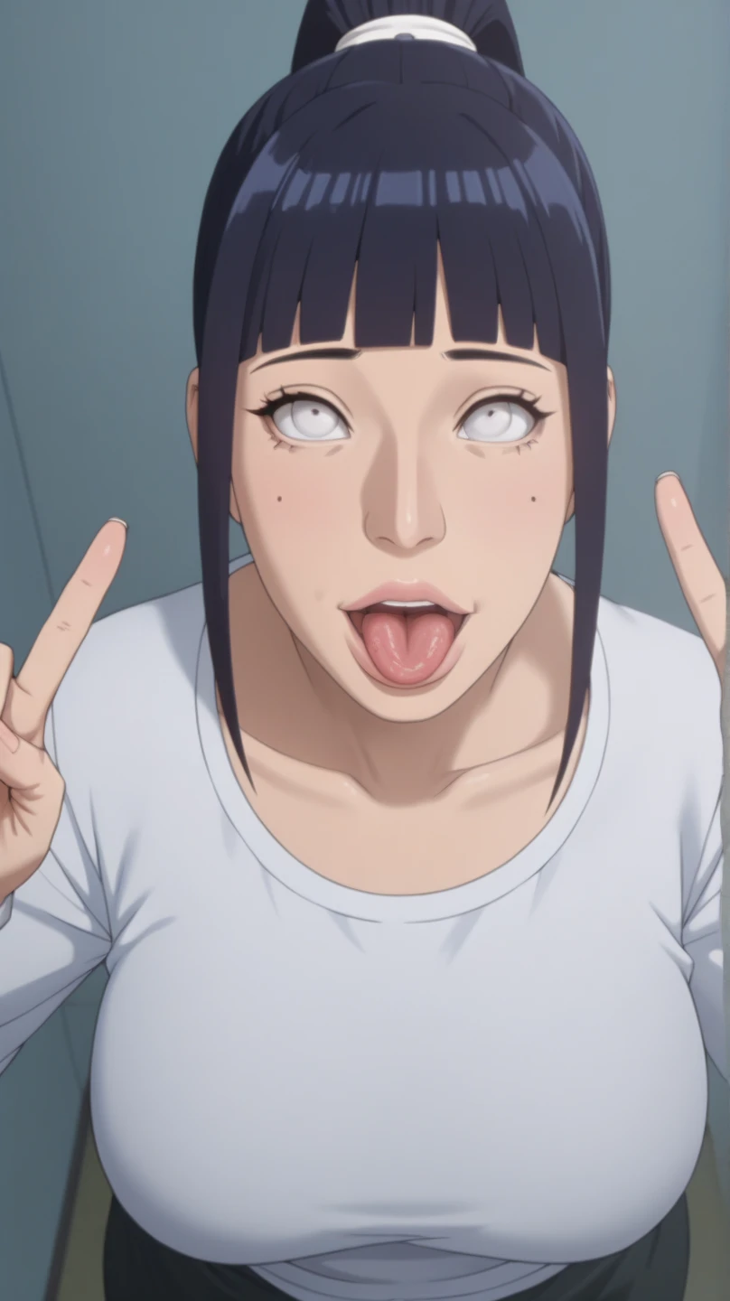 Hinata score_9, score_8_above, score_7_above, score_6_above, score_5_above, score_4_above, source_anime, tag1, Label2,  Hinata Hyūga quality_ masterpiece, of high quality,  pretty face,  perfect face,  Beautiful, highly detailed face and eyes,  attractive ...