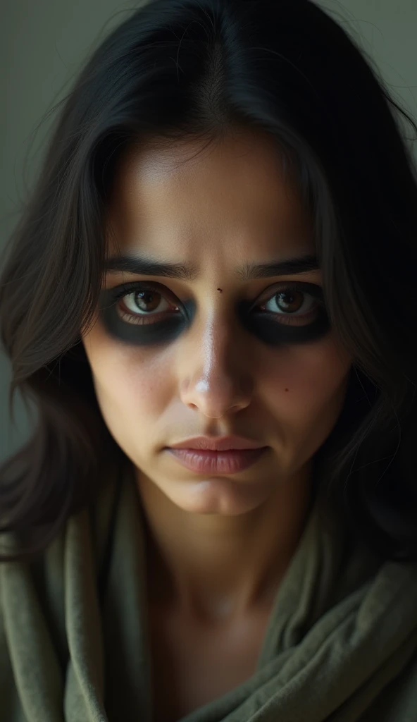 Image of a Pakistani woman with dark circles 