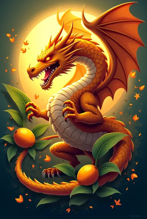 Dragon de mango logo esports