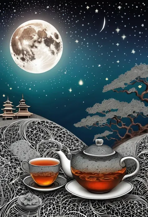 Moonlit Tea Ceremony