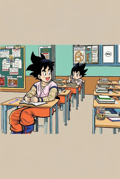 My class schedule with Goku