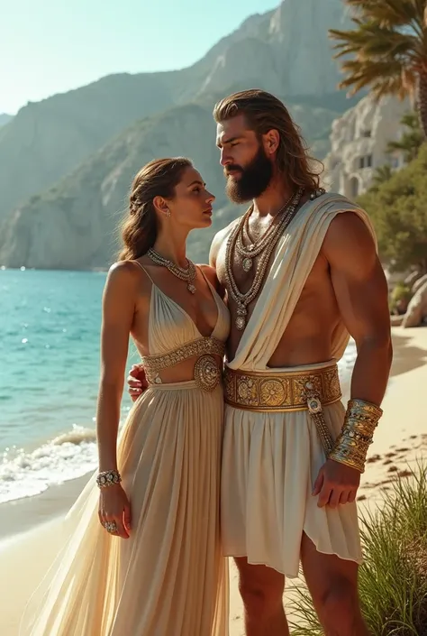 another photo shoot of Hera and Zeus on vacation. They're a rich couple. 