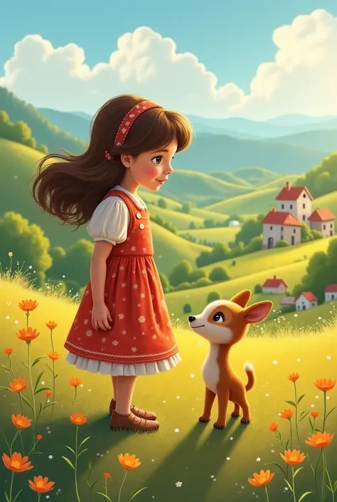 Once upon a time, in a small village nestled in the rolling hills of the countryside, there lived a young girl named Sophie. Sophie was a shy and gentle soul, with a heart full of love for all living creatures.