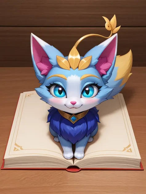 League of legends Yuumi and Book Photo 3D