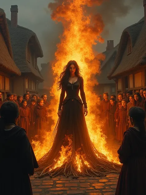 My mother was a witch
She was burned alive