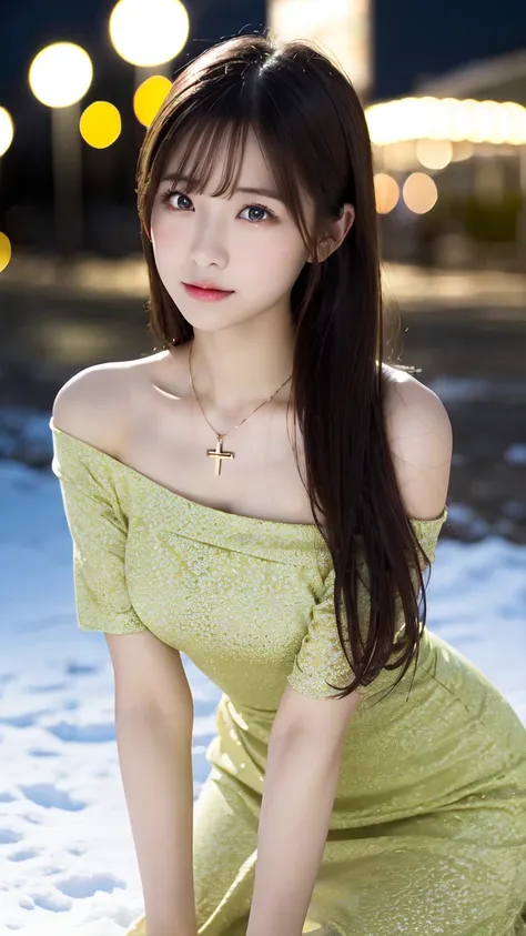  body、Full body Esbian、 Ride on all fours 、 please raise your hips、 Very Thin Waist 、(  they are suffering  :1.3)、 ponytail、 thighs are plump、Natural skin、 Ultra Thin Face 、 Extremely thin hands,  Very thin fingers , Optimal ratio、 surreal, (( cute dress、 ...