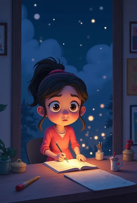 Since you want a 30-second animated video on "جادوئی پینسل", here’s how we can plan it:

Storyboard (30 Seconds)

Scene 1 (0-5s) – Introduction

A  (your main character) finds a glowing magic pencil in her schoolbag.

Background music starts.


Scene 2 (5-...