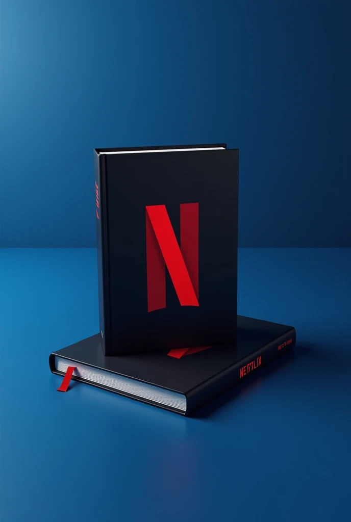 Create an image of a product to sell on my online store I want it to be a product with the Netflix logo to sell it can be like a book with the Netflix logo but with a blue background and written Bxd Store on top of the Netflix logo