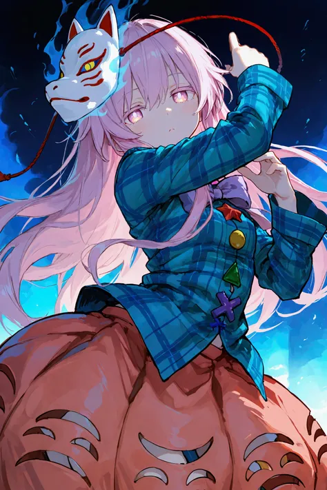 1girl\(hata no kokoro\),(dynamic pose:0.25) , 748cmstyle,masterpiece, best quality, 8k, highres, ultra-detailed,HDR, UHD, professional, vivid colors