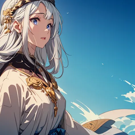 top masterpieces。best quality。(Japanese Anime Style CG:1.2)。super high definition。8k wallpaper。detailed。attention to beautiful details。Hues and overall tones are dark or cool。dynamic composition。dynamic angle。shallow depth of field。The layout is a long sho...