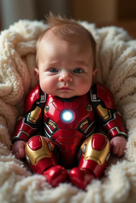 Iron man as a baby