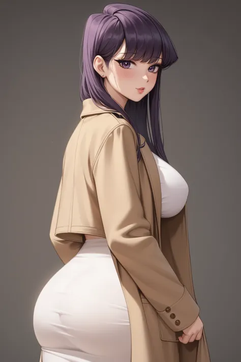  ((High res, better quality, ultra detailed, Anatomical correct body proportions, golden ratio, rule of thirds, detailed eyes, high textures detailed iris, pupils)).
A single character komi shouko {from Komi-san cant communicate}, with beautiful shinny hai...