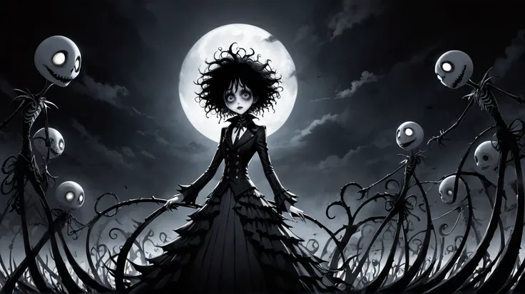   Tim Burton Style 、 Darkness