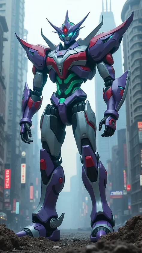 A hybrid of the first Eva and Ultraman、 cyborg