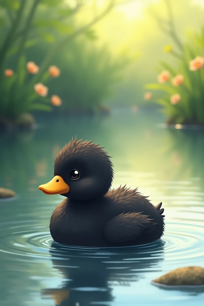 A little black duck 