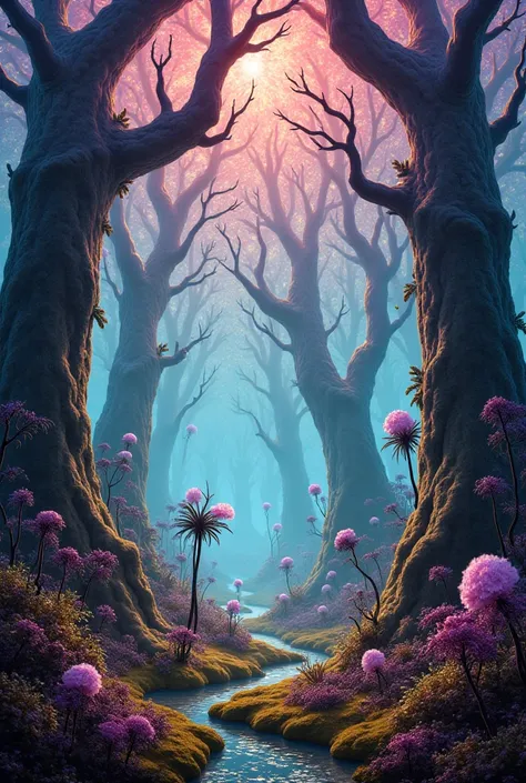 A strange forest on a strange planet