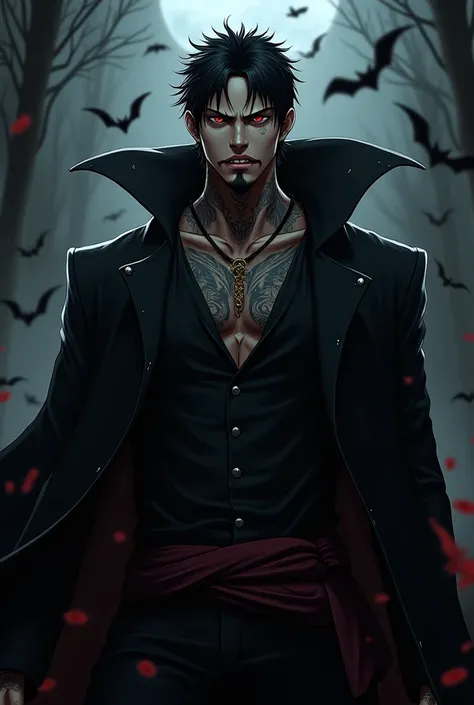 Trafalgar law de one piece en vampire