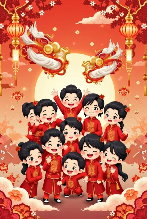 Generate a Lunar New Year greeting from the Huashida team