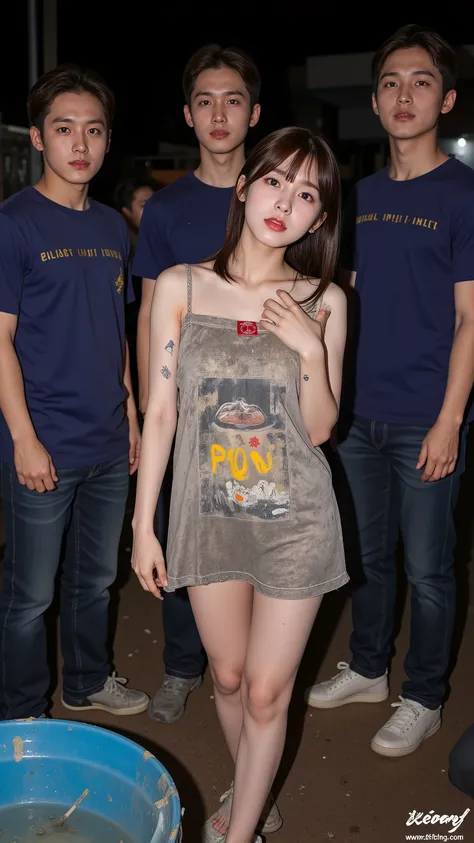 NSFW,
Realistic, photojournalism, documentary technique,
Hasselblad, 35mm Carl Zweiss lens, high resolution,
(full body visible :1.5),
Looking at the camera and looking a little surprised,
Young Korean girl,
she is after sex,
She is Arin, the youngest ...
