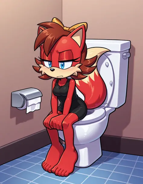 Toilet Fiona The Fox