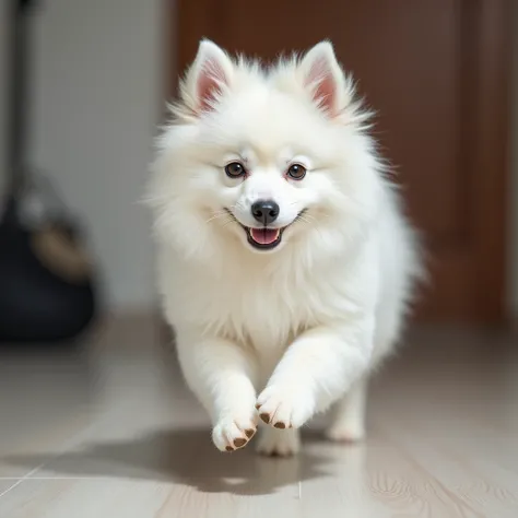 adult spitz, Fluffy, white, My legs are long

Intricate details, running from afar, in the room