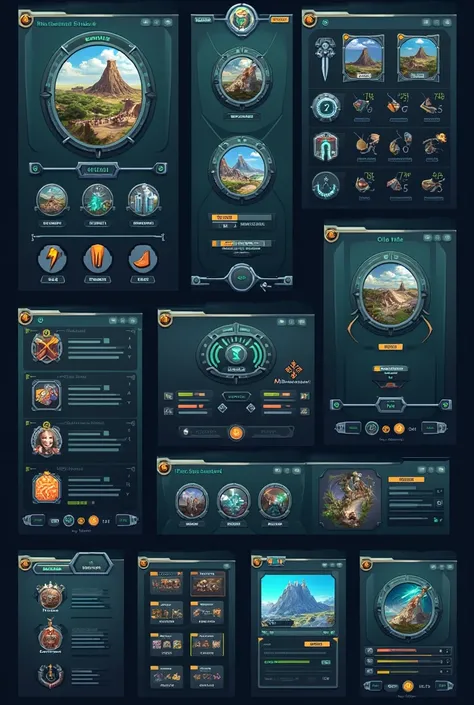 I need a full set of game ui