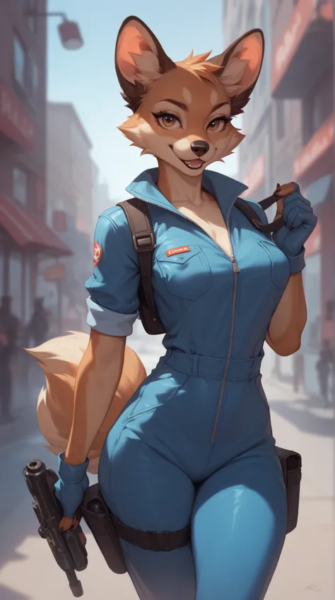 Source_furry, 1girl, furry, anthro, jumpsuit 