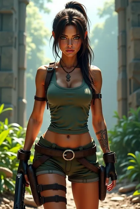 Create an identical woman with Lara Croft