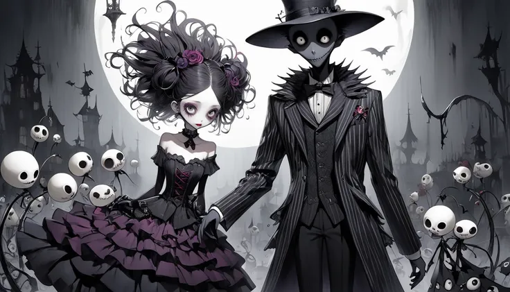     Tim Burton's Style、dark person、