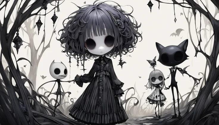     Tim Burton's Style、dark person、