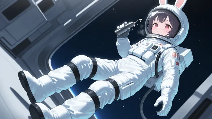 Adorable,loli,astronaut,spacesuit,space_helmet,gloves,cum_in_helmet,fullbody,1girl,rabbit_girl