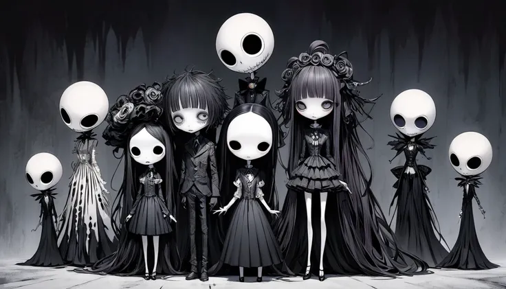     Tim Burton's Style、dark person、